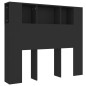 vidaXL Mueble cabecero negro 120x18,5x102,5 cm vidaXL Mueble cabecero negro 120x18,5x102,5 cm