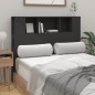 vidaXL Mueble cabecero negro 120x18,5x102,5 cm vidaXL Mueble cabecero negro 120x18,5x102,5 cm