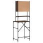 vidaXL Armario de lavadora marrón roble 68x48,5x194 cm vidaXL Armario de lavadora marrón roble 68x48,5x194 cm