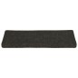 vidaXL Alfombrilla de escaleras 15 uds punzonada antracita 65x21x4 cm vidaXL Alfombrilla de escaleras 15 uds punzonada antracita 65x21x4 cm