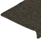 vidaXL Alfombrilla de escaleras 15 uds punzonada antracita 65x21x4 cm vidaXL Alfombrilla de escaleras 15 uds punzonada antracita 65x21x4 cm