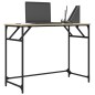 vidaXL Escritorio madera ingeniería y acero roble Sonoma 100x45x76 cm vidaXL Escritorio madera ingeniería y acero roble Sonoma 100x45x76 cm