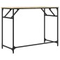 vidaXL Escritorio madera ingeniería y acero roble Sonoma 100x45x76 cm vidaXL Escritorio madera ingeniería y acero roble Sonoma 100x45x76 cm