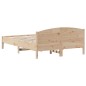 vidaXL Estructura de cama con cabecero madera maciza pino 140x200 cm