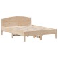 vidaXL Estructura de cama con cabecero madera maciza pino 120x190 cm vidaXL Estructura de cama con cabecero madera maciza pino 120x190 cm