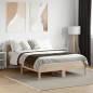 vidaXL Estructura de cama con cabecero madera maciza pino 120x190 cm vidaXL Estructura de cama con cabecero madera maciza pino 120x190 cm