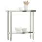 vidaXL Mesa de trabajo de cocina acero inoxidable 82,5x30x85 cm