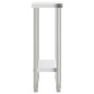 vidaXL Mesa de trabajo de cocina acero inoxidable 82,5x30x85 cm