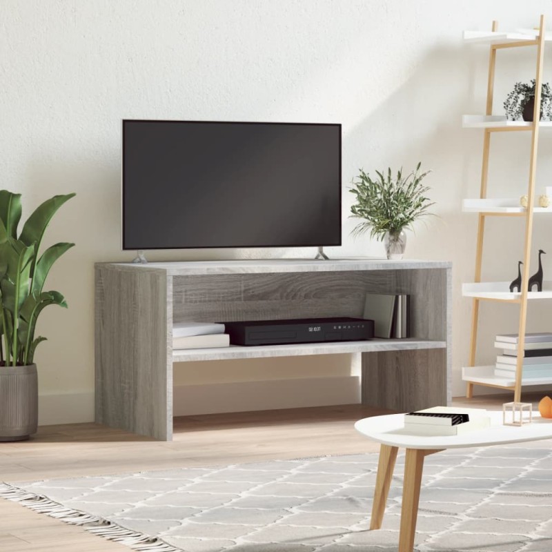 vidaXL Mueble de TV madera de ingeniería gris Sonoma 80x40x40 cm vidaXL Mueble de TV madera de ingeniería gris Sonoma 80x40x40 cm