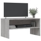 vidaXL Mueble de TV madera de ingeniería gris Sonoma 80x40x40 cm vidaXL Mueble de TV madera de ingeniería gris Sonoma 80x40x40 cm