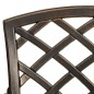 vidaXL Sillas de jardín 6 unidades aluminio fundido bronce vidaXL Sillas de jardín 6 unidades aluminio fundido bronce