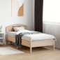 vidaXL Cabecero de madera maciza de pino 100 cm