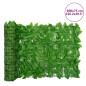vidaXL Valla de privacidad de balcón de hojas verde 600x75 cm vidaXL Valla de privacidad de balcón de hojas verde 600x75 cm