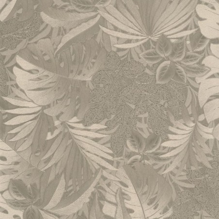 Noordwand Papel de pared Botanica Large Leaves metálico