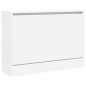 vidaXL Zapatero de madera de ingeniería blanco 80x21x57 cm vidaXL Zapatero de madera de ingeniería blanco 80x21x57 cm