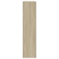 vidaXL Zapatero de madera de ingeniería roble Sonoma 80x21x87,5 cm
