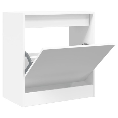 vidaXL Zapatero de madera de ingeniería blanco 60x34x63,5 cm