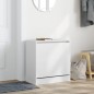 vidaXL Zapatero de madera de ingeniería blanco 60x34x63,5 cm vidaXL Zapatero de madera de ingeniería blanco 60x34x63,5 cm