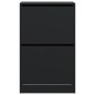 vidaXL Zapatero de madera de ingeniería negro 60x34x96,5 cm vidaXL Zapatero de madera de ingeniería negro 60x34x96,5 cm