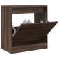 vidaXL Zapatero de madera de ingeniería marrón roble 60x34x63,5 cm vidaXL Zapatero de madera de ingeniería marrón roble 60x34x63,5 cm