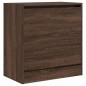 vidaXL Zapatero de madera de ingeniería marrón roble 60x34x63,5 cm vidaXL Zapatero de madera de ingeniería marrón roble 60x34x63,5 cm