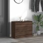 vidaXL Zapatero de madera de ingeniería marrón roble 80x34x63 cm vidaXL Zapatero de madera de ingeniería marrón roble 80x34x63 cm