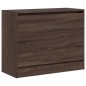 vidaXL Zapatero de madera de ingeniería marrón roble 80x34x63 cm vidaXL Zapatero de madera de ingeniería marrón roble 80x34x63 cm