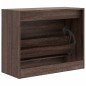 vidaXL Zapatero de madera de ingeniería marrón roble 80x34x63 cm vidaXL Zapatero de madera de ingeniería marrón roble 80x34x63 cm