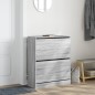 vidaXL Zapatero de madera de ingeniería gris Sonoma 80x34x96,5 cm vidaXL Zapatero de madera de ingeniería gris Sonoma 80x34x96,5 cm