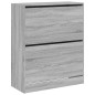 vidaXL Zapatero de madera de ingeniería gris Sonoma 80x34x96,5 cm vidaXL Zapatero de madera de ingeniería gris Sonoma 80x34x96,5 cm