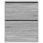 vidaXL Zapatero de madera de ingeniería gris Sonoma 80x34x96,5 cm vidaXL Zapatero de madera de ingeniería gris Sonoma 80x34x96,5 cm