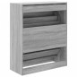 vidaXL Zapatero de madera de ingeniería gris Sonoma 80x34x96,5 cm vidaXL Zapatero de madera de ingeniería gris Sonoma 80x34x96,5 cm