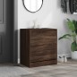 vidaXL Zapatero de madera de ingeniería marrón roble 60x42x69 cm vidaXL Zapatero de madera de ingeniería marrón roble 60x42x69 cm