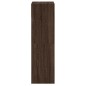 vidaXL Zapatero de madera de ingeniería marrón roble 60x34x116 cm vidaXL Zapatero de madera de ingeniería marrón roble 60x34x116 cm