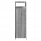vidaXL Zapatero de madera de ingeniería gris Sonoma 75x34x112 cm vidaXL Zapatero de madera de ingeniería gris Sonoma 75x34x112 cm