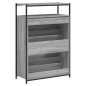 vidaXL Zapatero de madera de ingeniería gris Sonoma 75x34x112 cm vidaXL Zapatero de madera de ingeniería gris Sonoma 75x34x112 cm