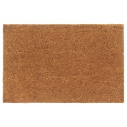 vidaXL Felpudo de fibra de coco natural 65x100 cm