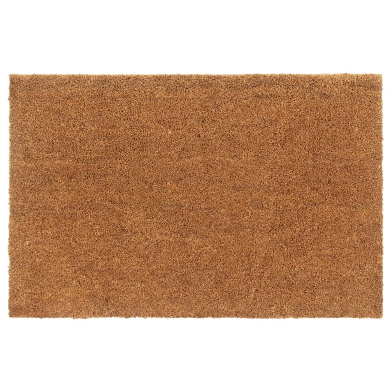 vidaXL Felpudo de fibra de coco natural 65x100 cm vidaXL Felpudo de fibra de coco natural 65x100 cm