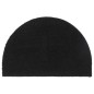 vidaXL Felpudo semicircular de fibra de coco negro 40x60 cm vidaXL Felpudo semicircular de fibra de coco negro 40x60 cm