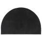 vidaXL Felpudo semicircular de fibra de coco negro 40x60 cm vidaXL Felpudo semicircular de fibra de coco negro 40x60 cm