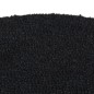 vidaXL Felpudo semicircular de fibra de coco negro 40x60 cm vidaXL Felpudo semicircular de fibra de coco negro 40x60 cm