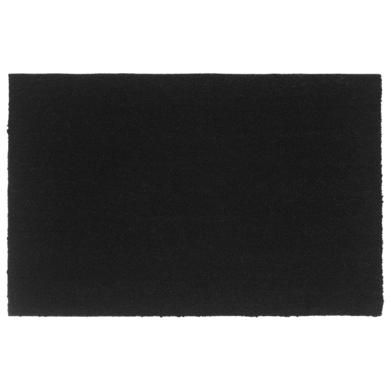 vidaXL Felpudo de fibra de coco negro 65x100 cm vidaXL Felpudo de fibra de coco negro 65x100 cm