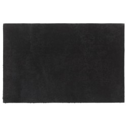 vidaXL Felpudo de fibra de coco negro 65x100 cm