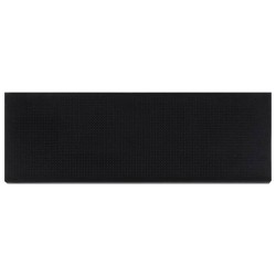 vidaXL Alfombrillas de escalera de goma 5 uds 25x75 cm