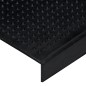 vidaXL Alfombrillas de escalera de goma 5 uds 25x75 cm vidaXL Alfombrillas de escalera de goma 5 uds 25x75 cm