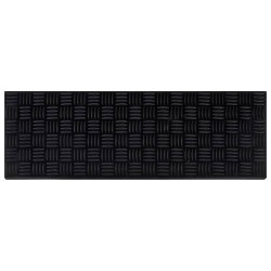 vidaXL Alfombrillas de escalera de goma 10 uds goma 25x75 cm