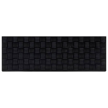 vidaXL Alfombrillas de escalera de goma 10 uds goma 25x75 cm
