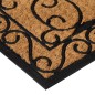 vidaXL Felpudo rectangular de goma y fibra de coco 45x75 cm vidaXL Felpudo rectangular de goma y fibra de coco 45x75 cm