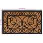 vidaXL Felpudo rectangular de goma y fibra de coco 45x75 cm vidaXL Felpudo rectangular de goma y fibra de coco 45x75 cm