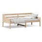 vidaXL Sofá cama madera maciza de pino 90x200 cm vidaXL Sofá cama madera maciza de pino 90x200 cm